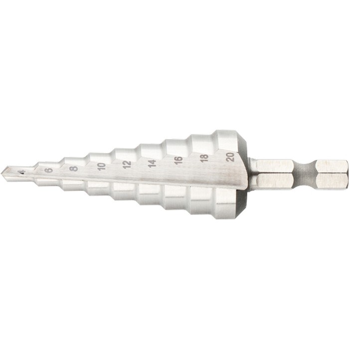БАРС Сверла ступенчатые Р6М5 (4 mm - 20 mm, 9, 72361)
