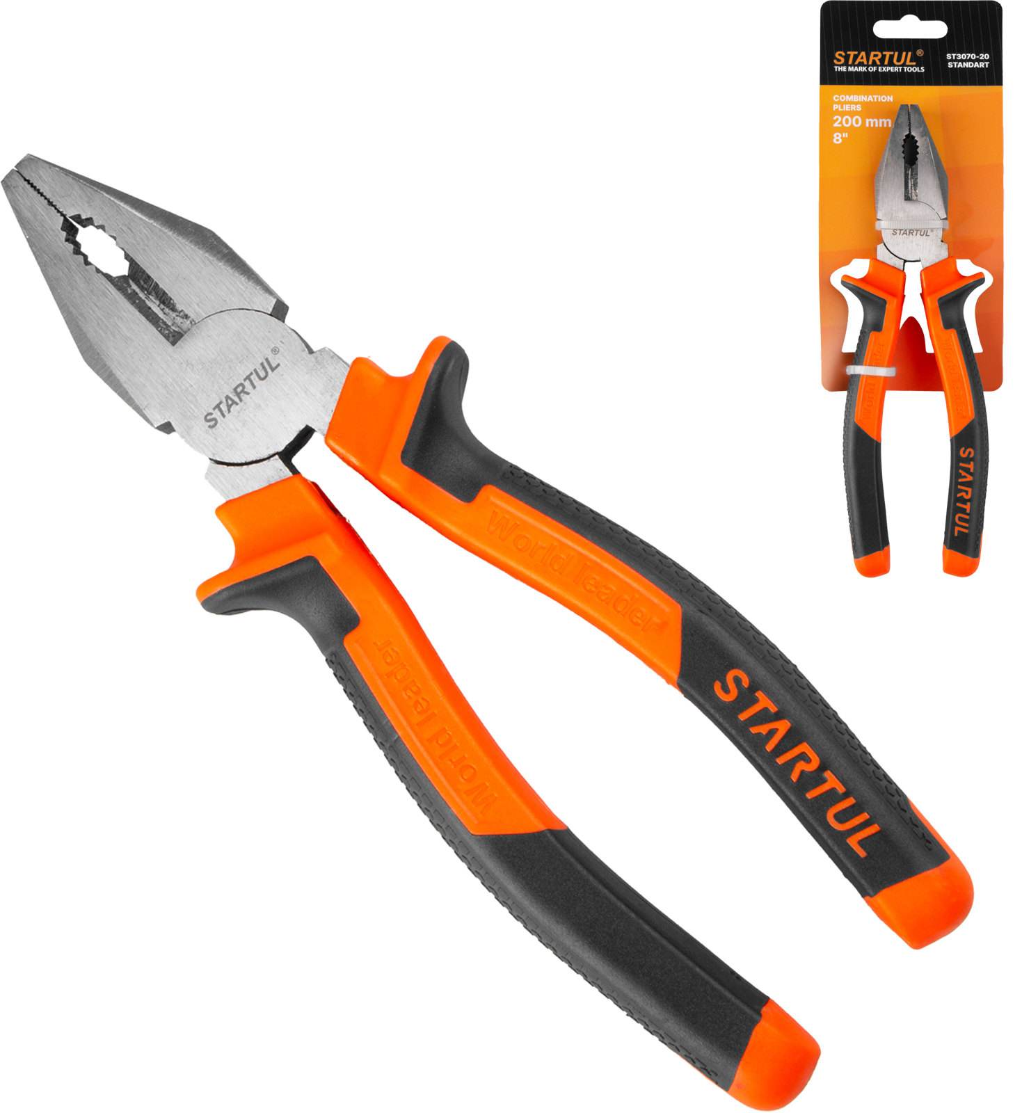 STARTUL Плоскогубцы комбинированные STANDART (200мм, ST3070-20)