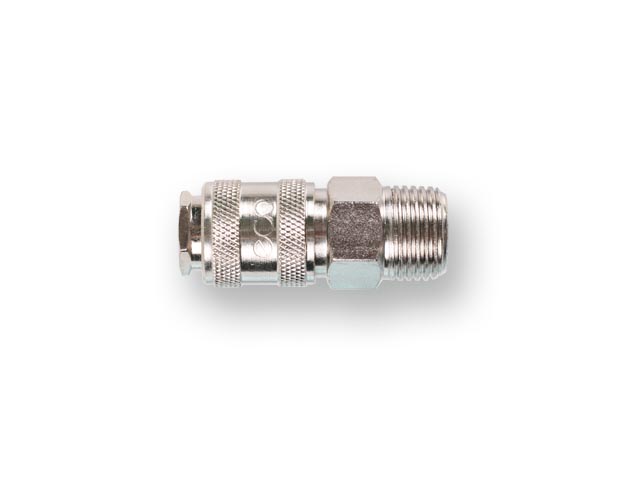 ECO Быстросъем «мама» на наружную резьбу (сталь, 1/2"M, AS-F/MT12)