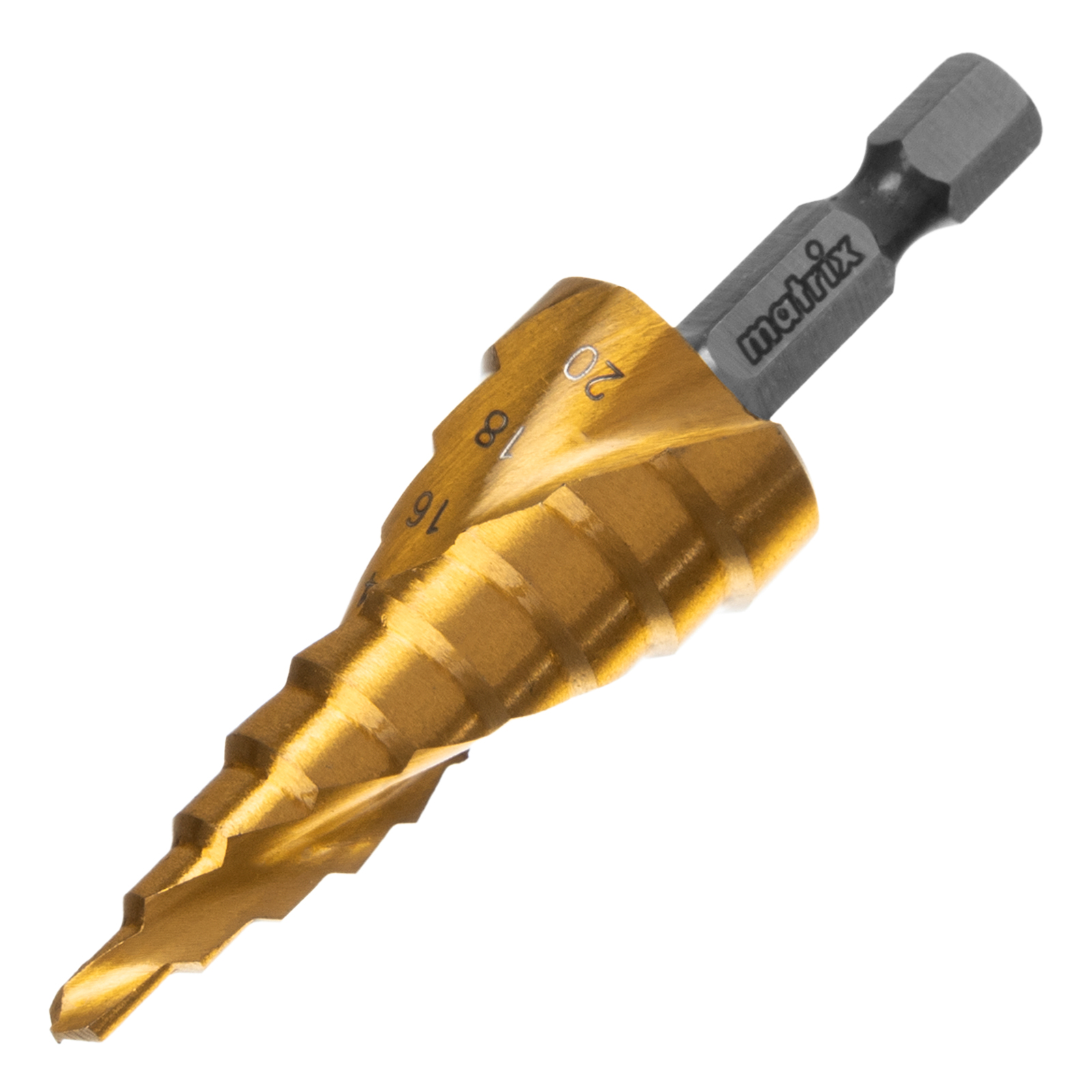 MATRIX Сверла ступенчатые HSS (4 mm - 20 mm, 9, 72356)