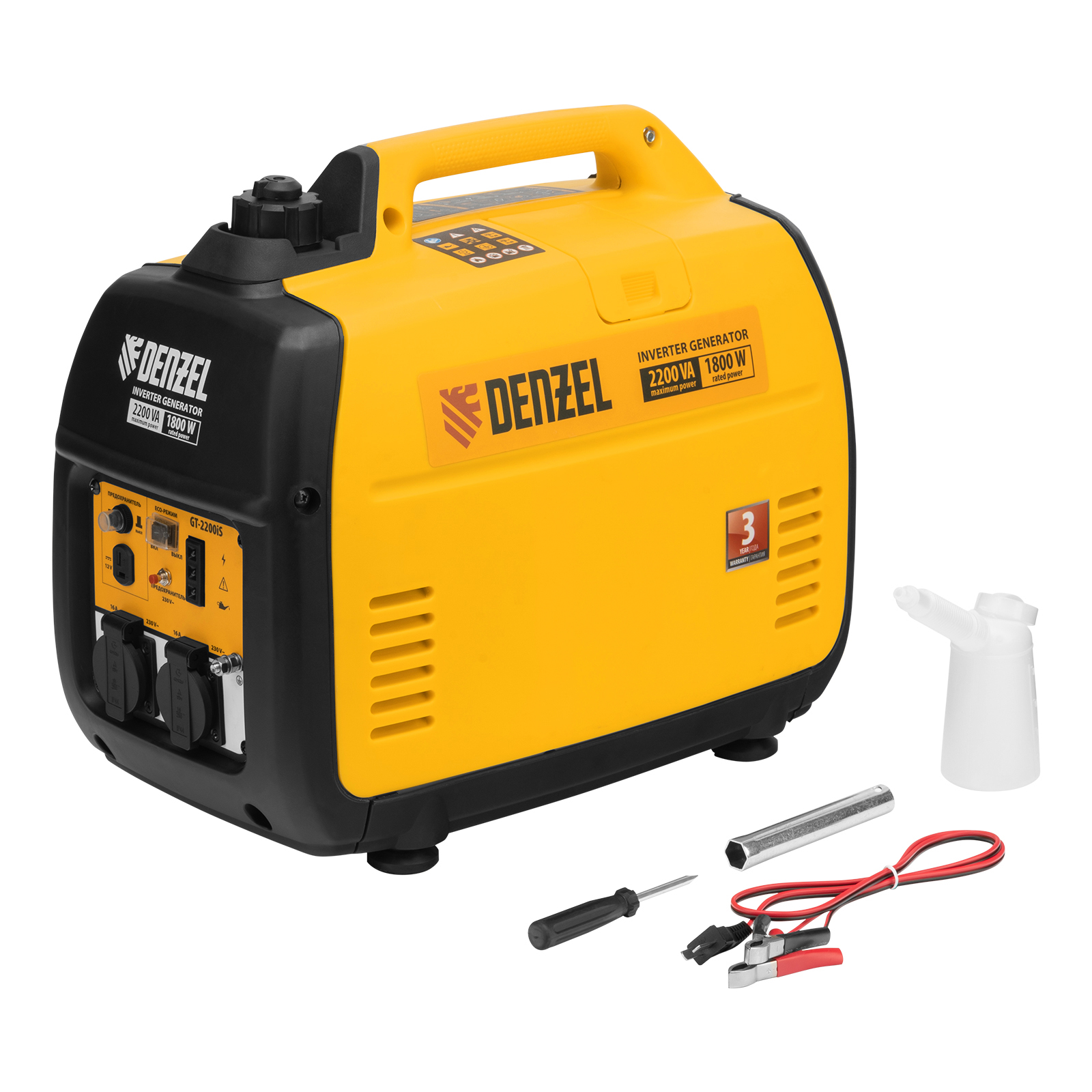 DENZEL Генератор инверторный GT-2200iS
