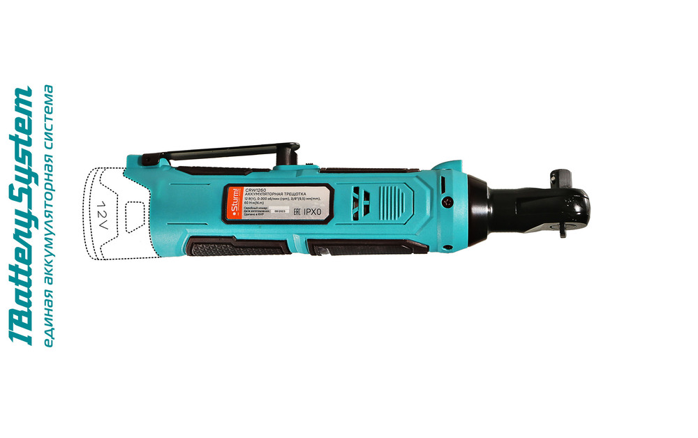 Sturm! Аккумуляторная трещотка  CRW1260 1BatterySystem12V