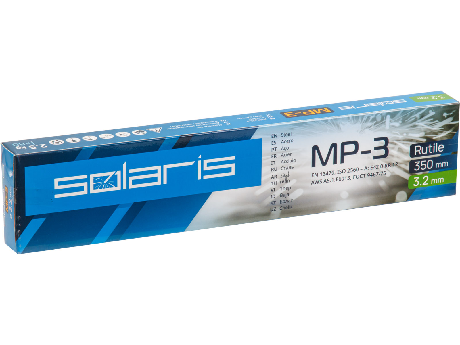 SOLARIS Электроды МР-3 (ф 3.2мм уп 2.5 кг, WM-1103)