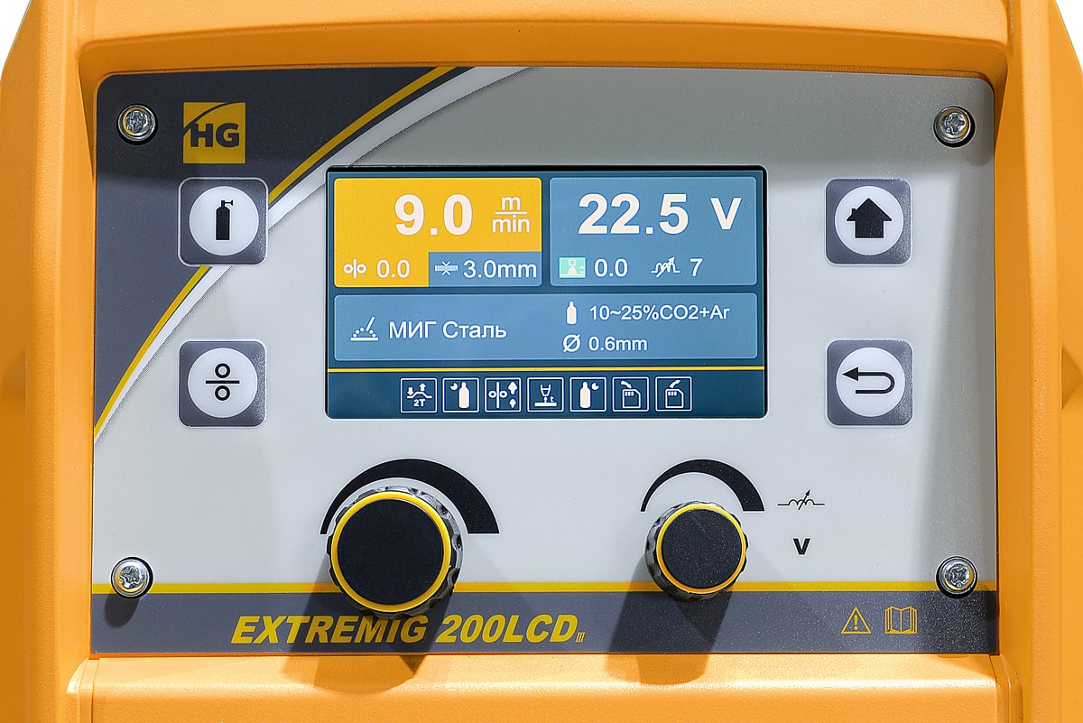 HUGONG Сварочный полуавтомат EXTREMIG 200 III LCD (029650)
