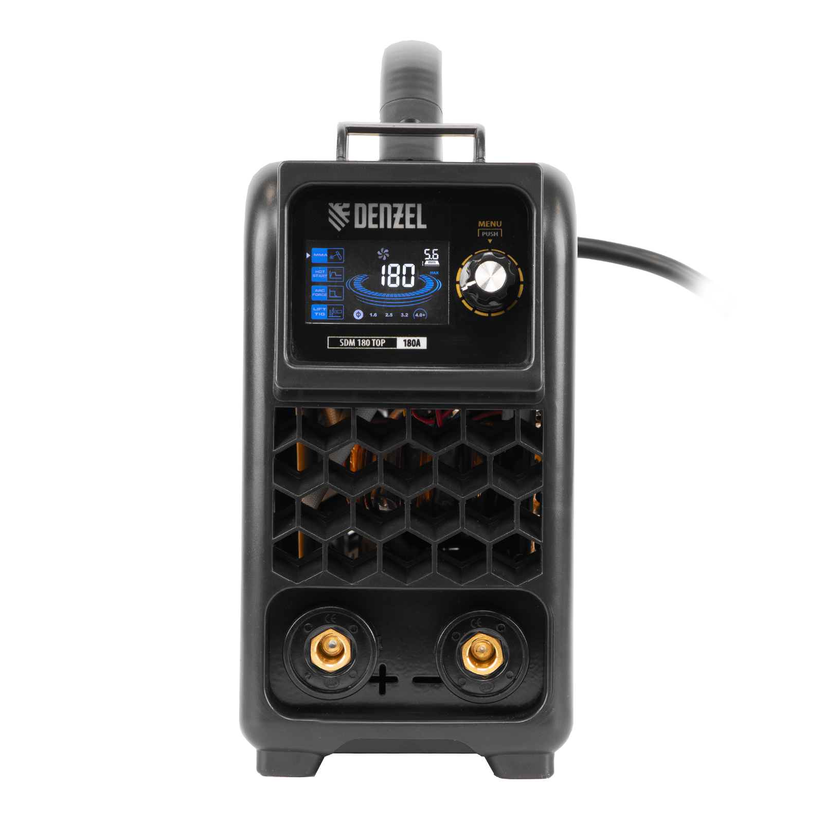 DENZEL Сварочный инвертор SDM-180 Top