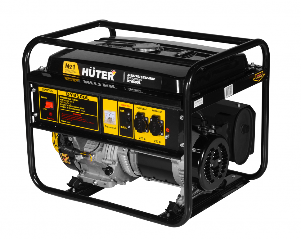 Huter Портативный бензогенератор DY6500L