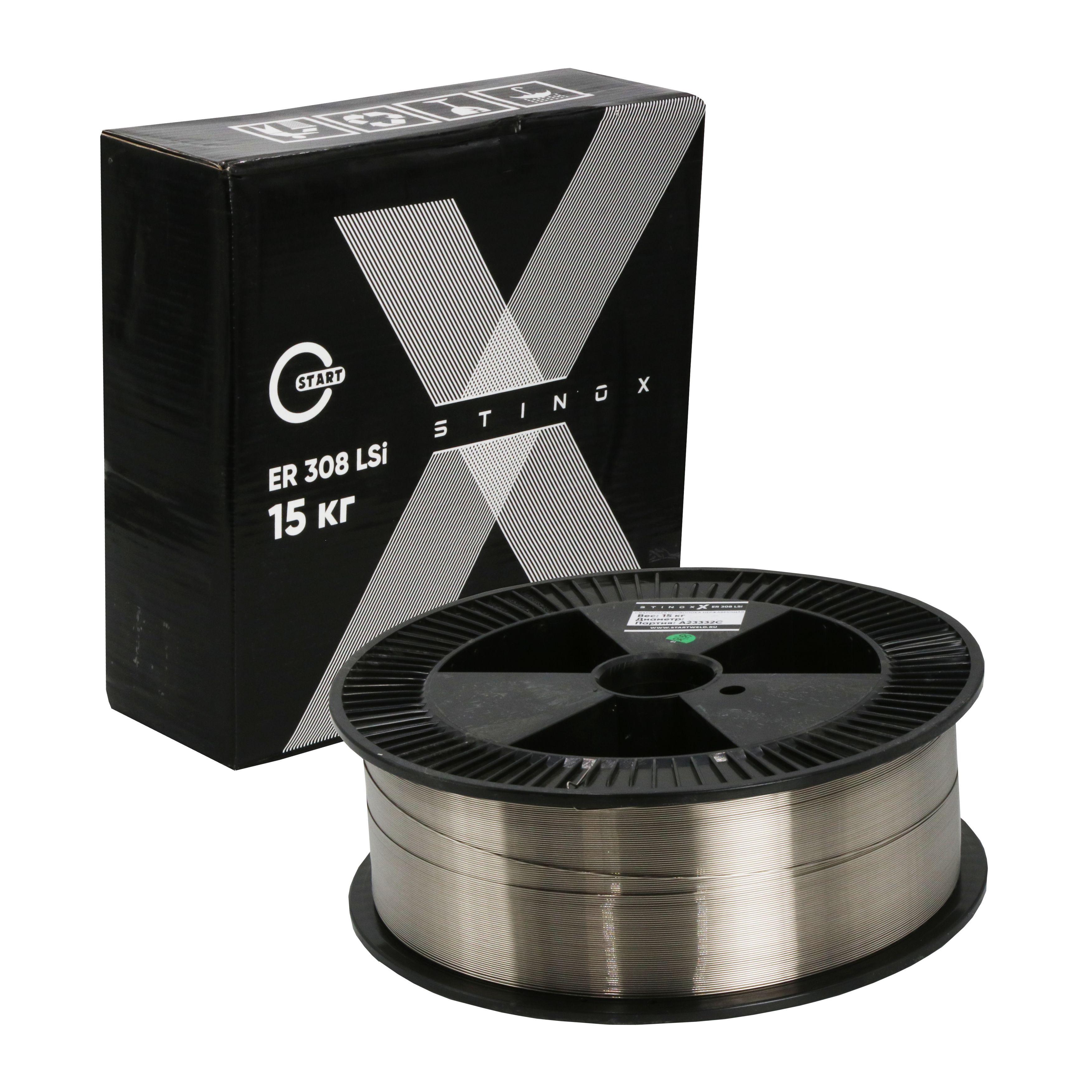 START Проволока нержавеющая STINOX ER308LSI (d 1.2 mm, (D300) 15кг, STM3081215)