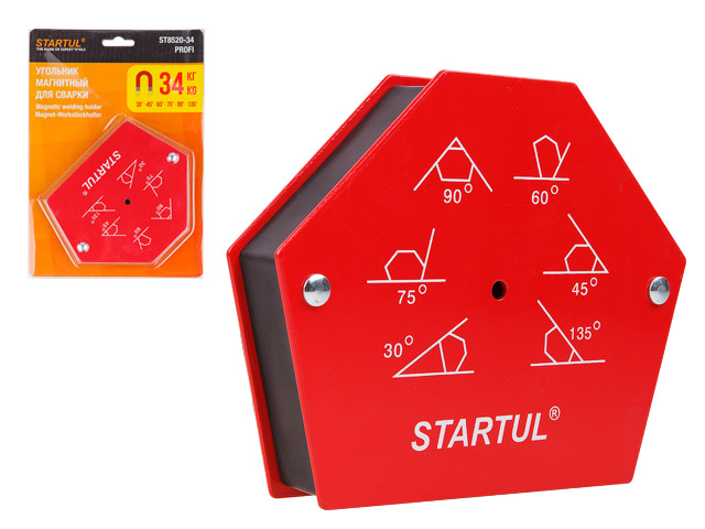 STARTUL Струбцина магнитная PROFI (ST8520-34) 34кг