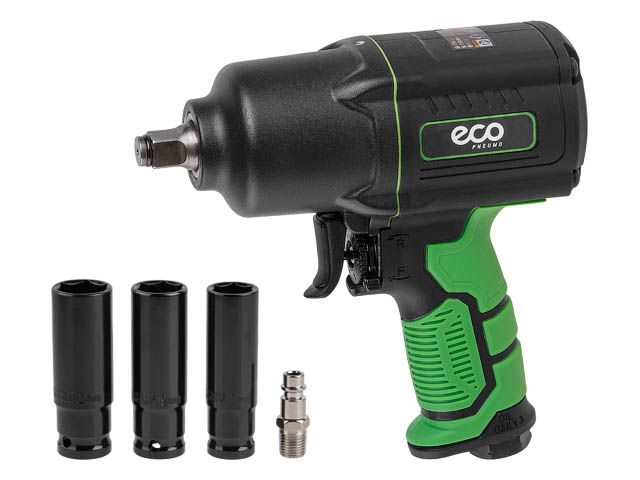 ECO Пневмогайковерт AIW-1500S 1300/1700 Нм (закр./откр.); 3 ступени крут.мом.