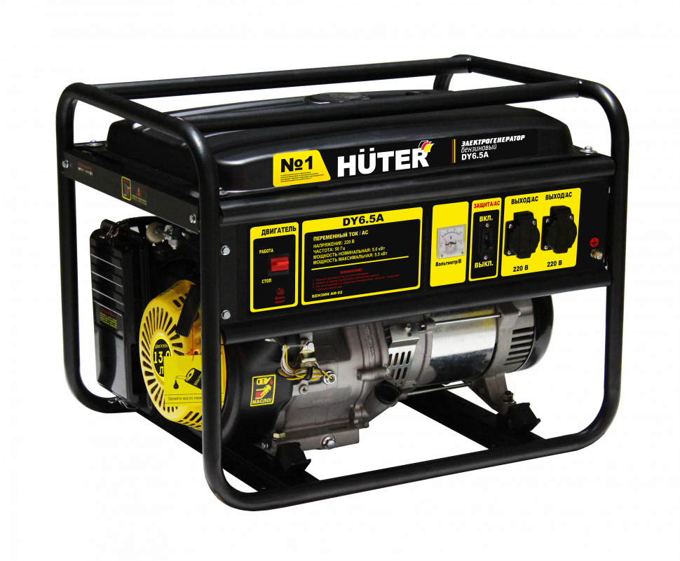 Huter Электрогенератор бензиновый DY6.5A