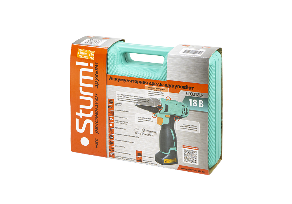 Sturm! Аккумуляторный шуруповерт  CD3508U