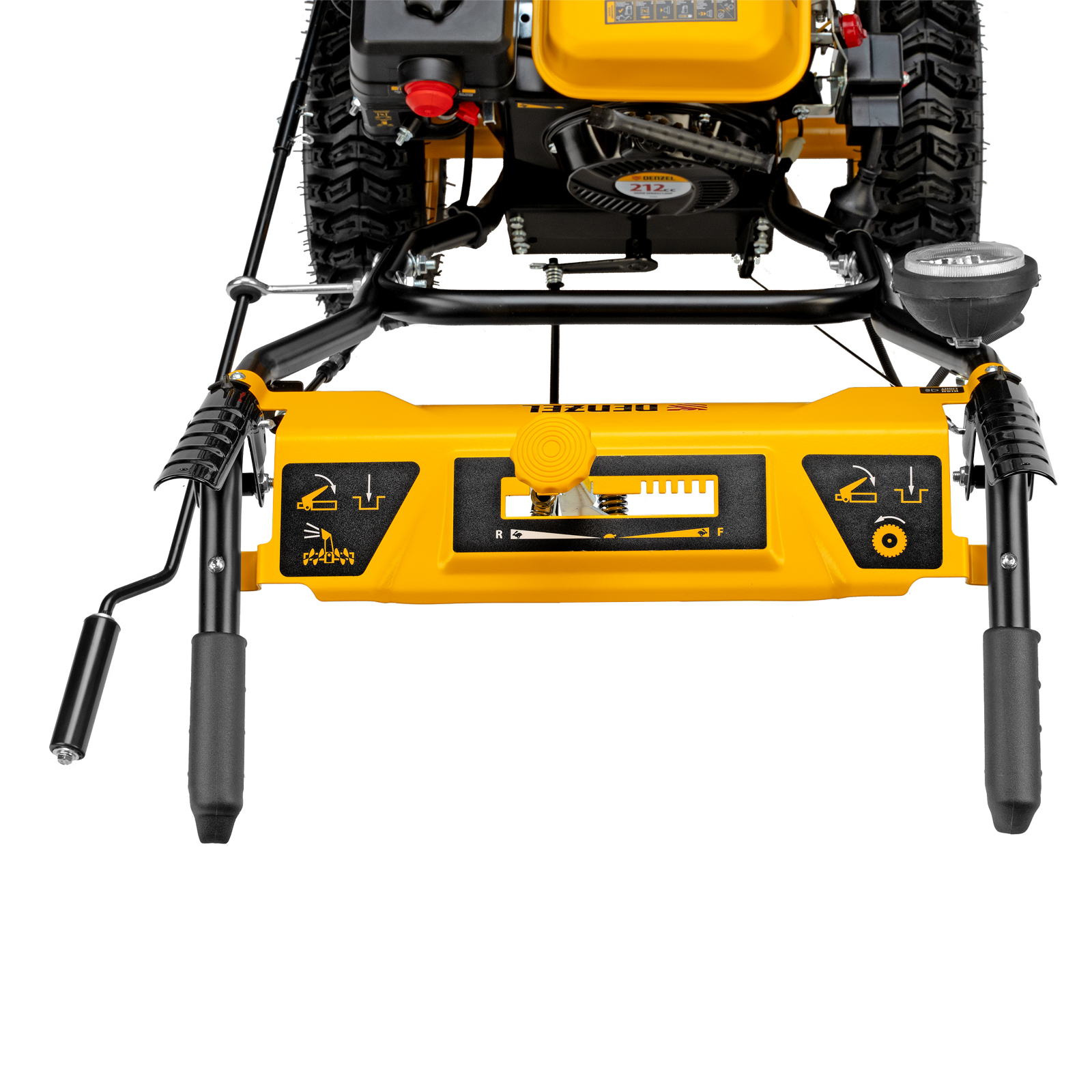 DENZEL Снегоуборщик бензиновый  SB 560 LP, 212 cc, электростартер, фара