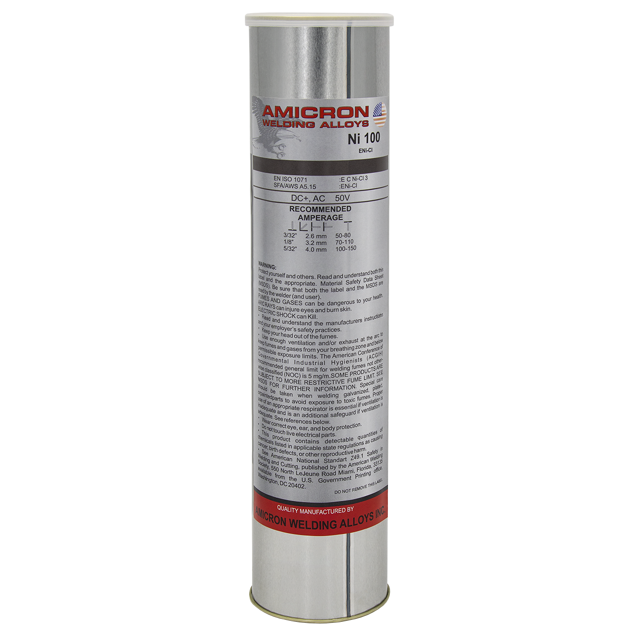 AMICRON WELDING ALLOYS Ni 100
