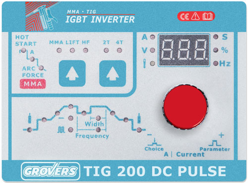 GROVERS Аргонодуговой аппарат TIG 200 DC PULSE