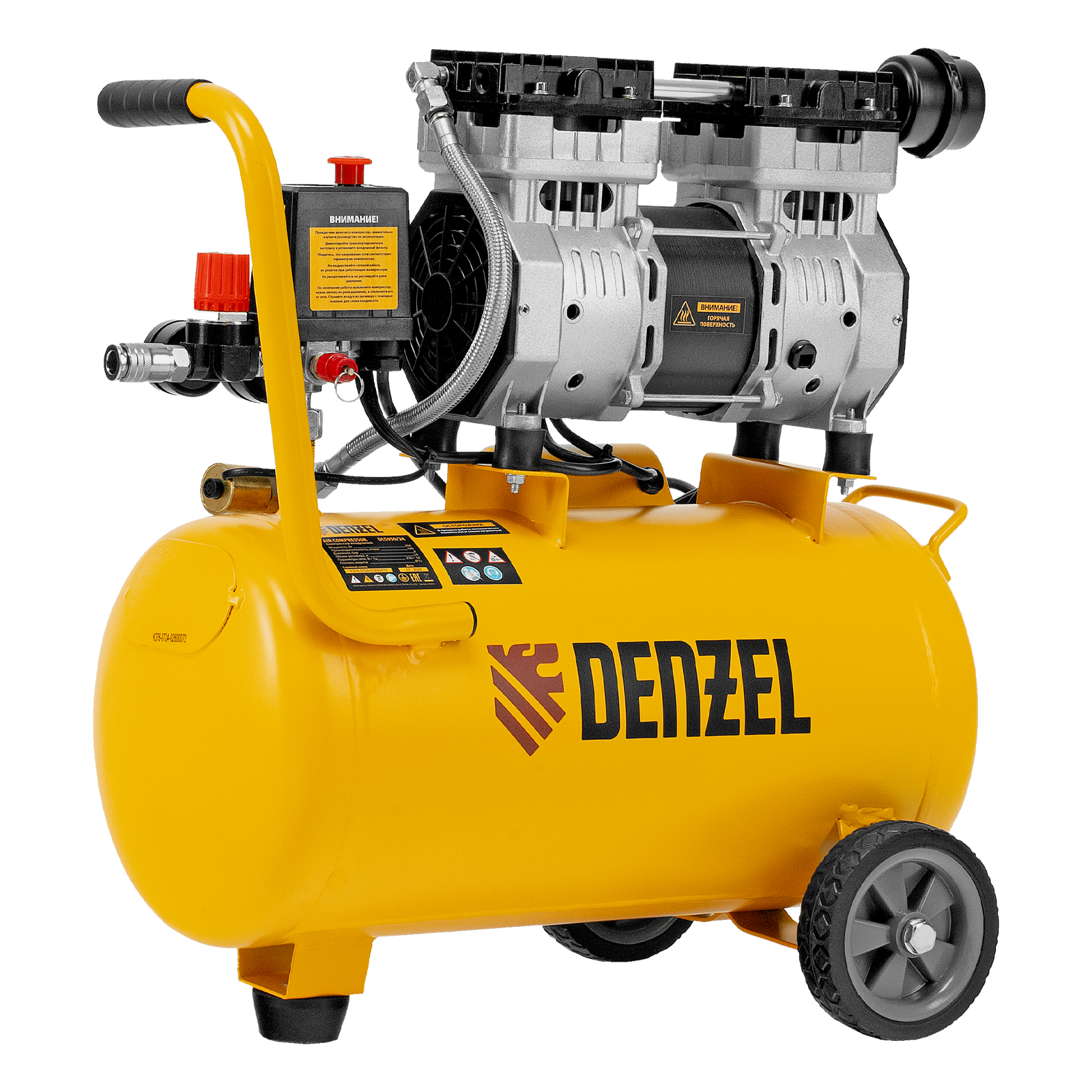 DENZEL Компрессор DLS950/24 безмаслянный малошумный(58026)