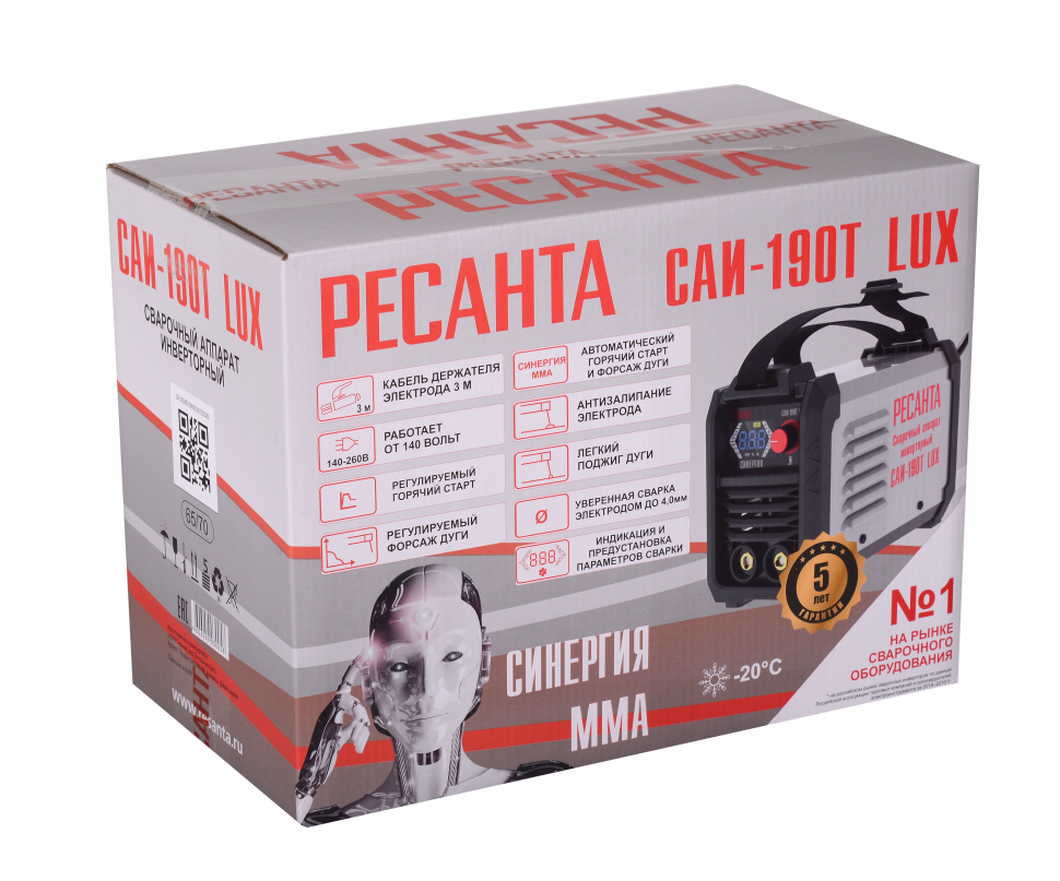Ресанта Сварочный инвертор САИ-190T LUX