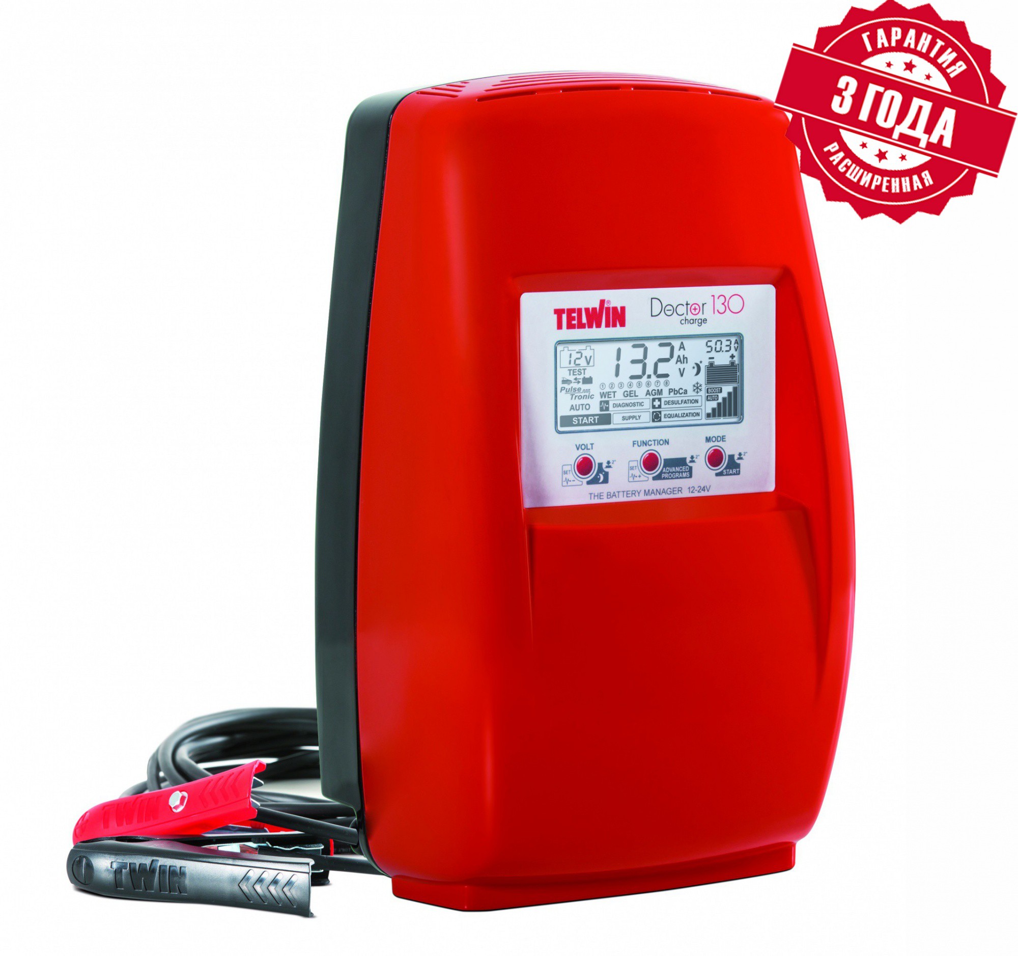 TELWIN Зарядное устройство DOCTOR CHARGE 130 230V 12V24V