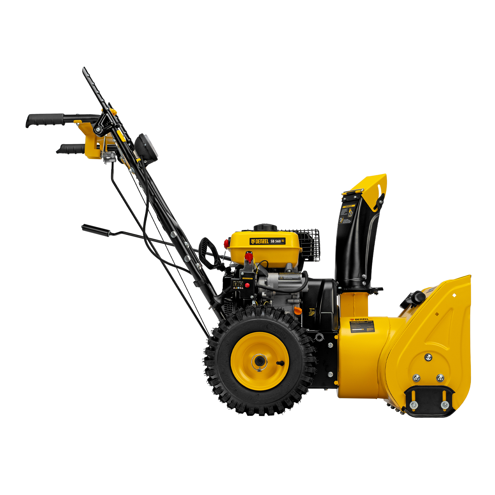 DENZEL Снегоуборщик бензиновый  SB 560 LP, 212 cc, электростартер, фара