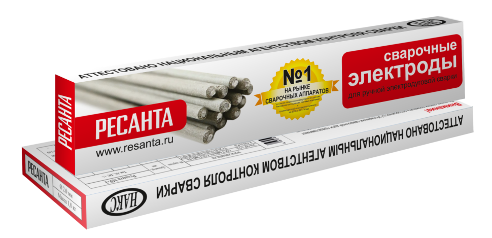 Ресанта Сварочные электроды МР-3 (2.0 мм, 1 кг, 71/6/48)