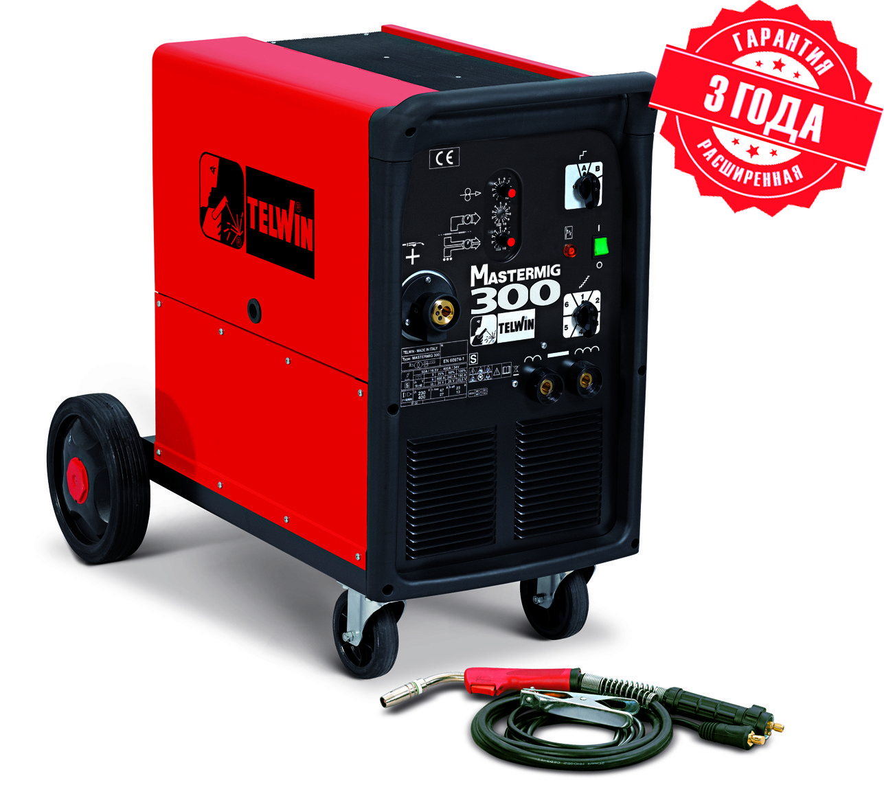 TELWIN Сварочный полуавтомат MASTERMIG 300 400V