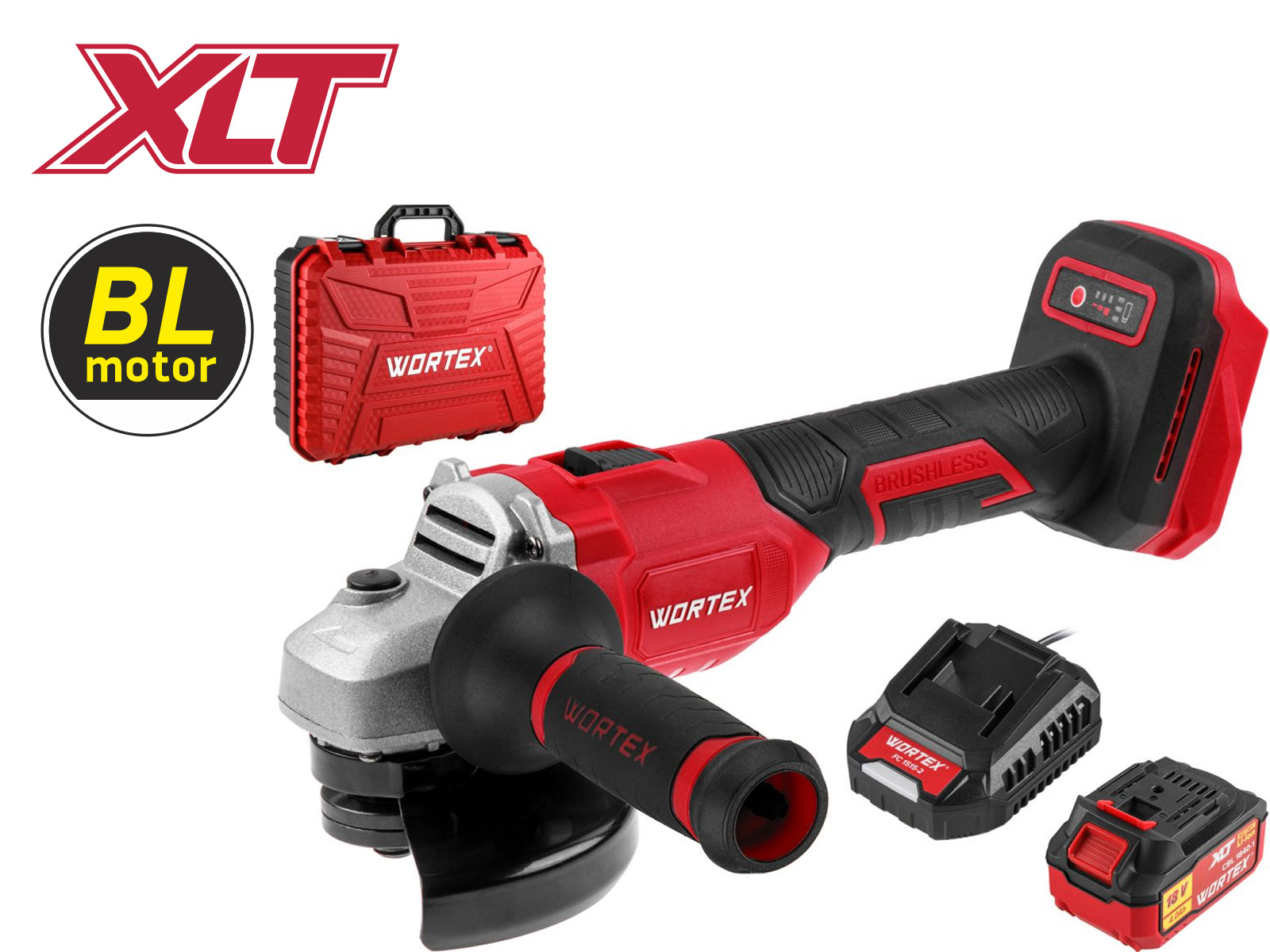 WORTEX Аккумуляторная углошлифмашина CAG 1812-1 E