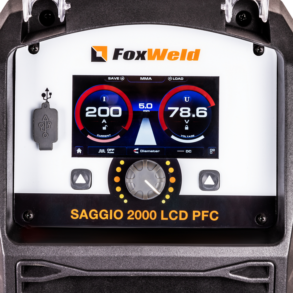 Foxweld Сварочный полуавтомат SAGGIO MIG 2000 LCD PFC (5В1)