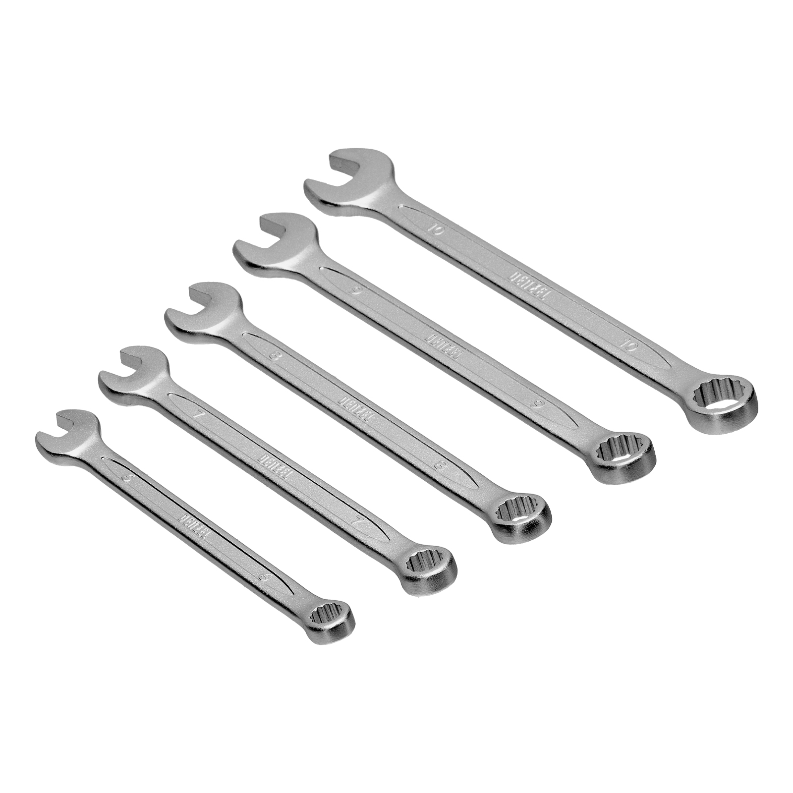 DENZEL Набор инструментов 1/2", 1/4", 3/8", CrV, S2, пластиковый кейс, 144 предмета