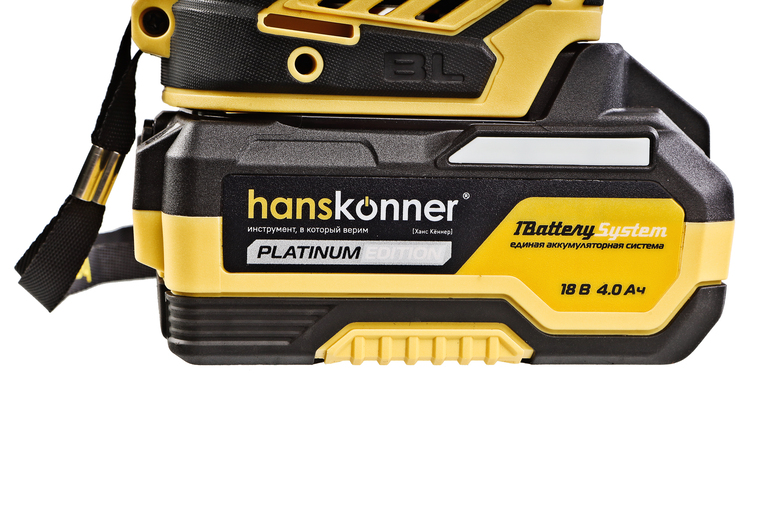 Hanskonner Аккумуляторный ударный винтоверт HCD20280BLC 1BatterySystem
