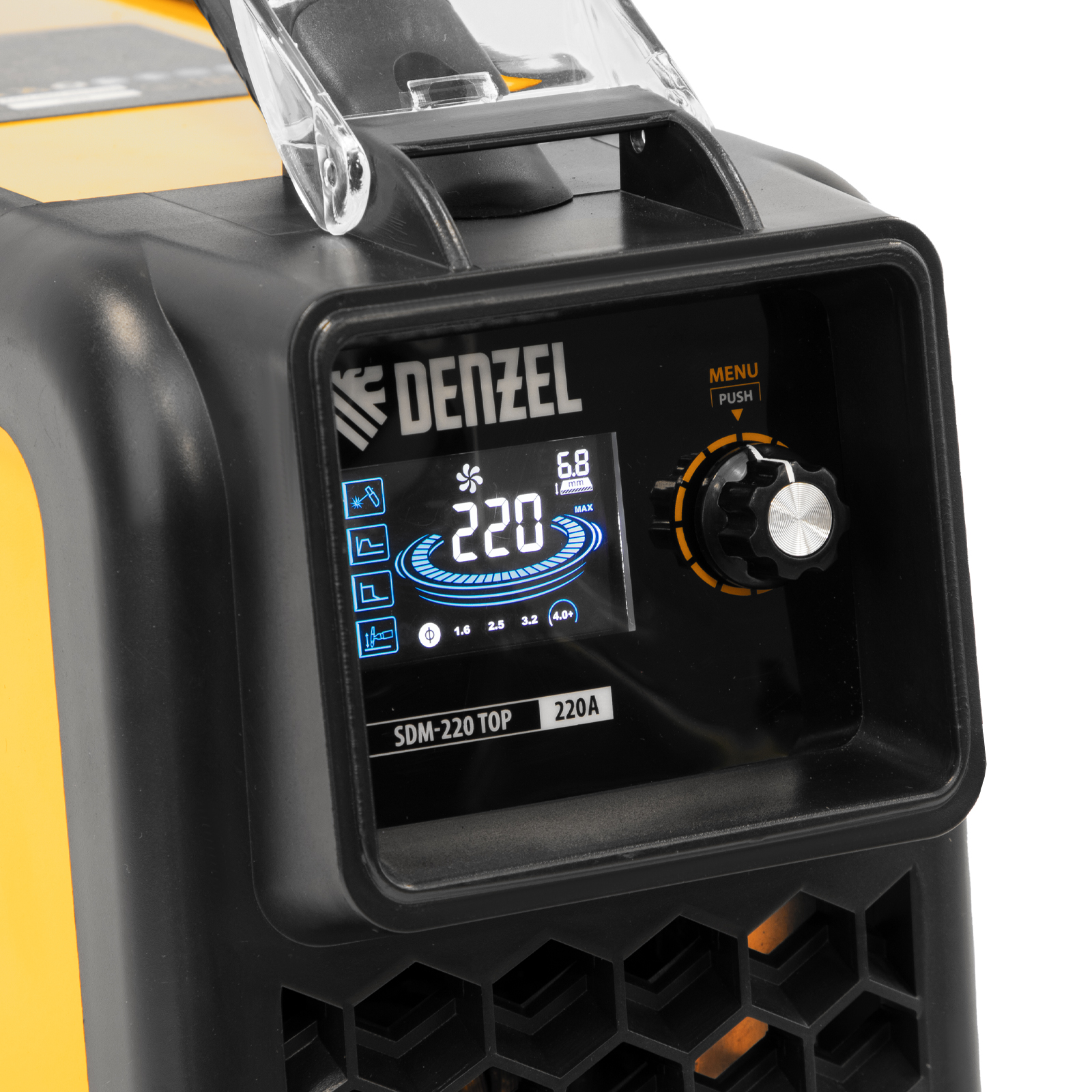 DENZEL Сварочный инвертор SDM-220 Top