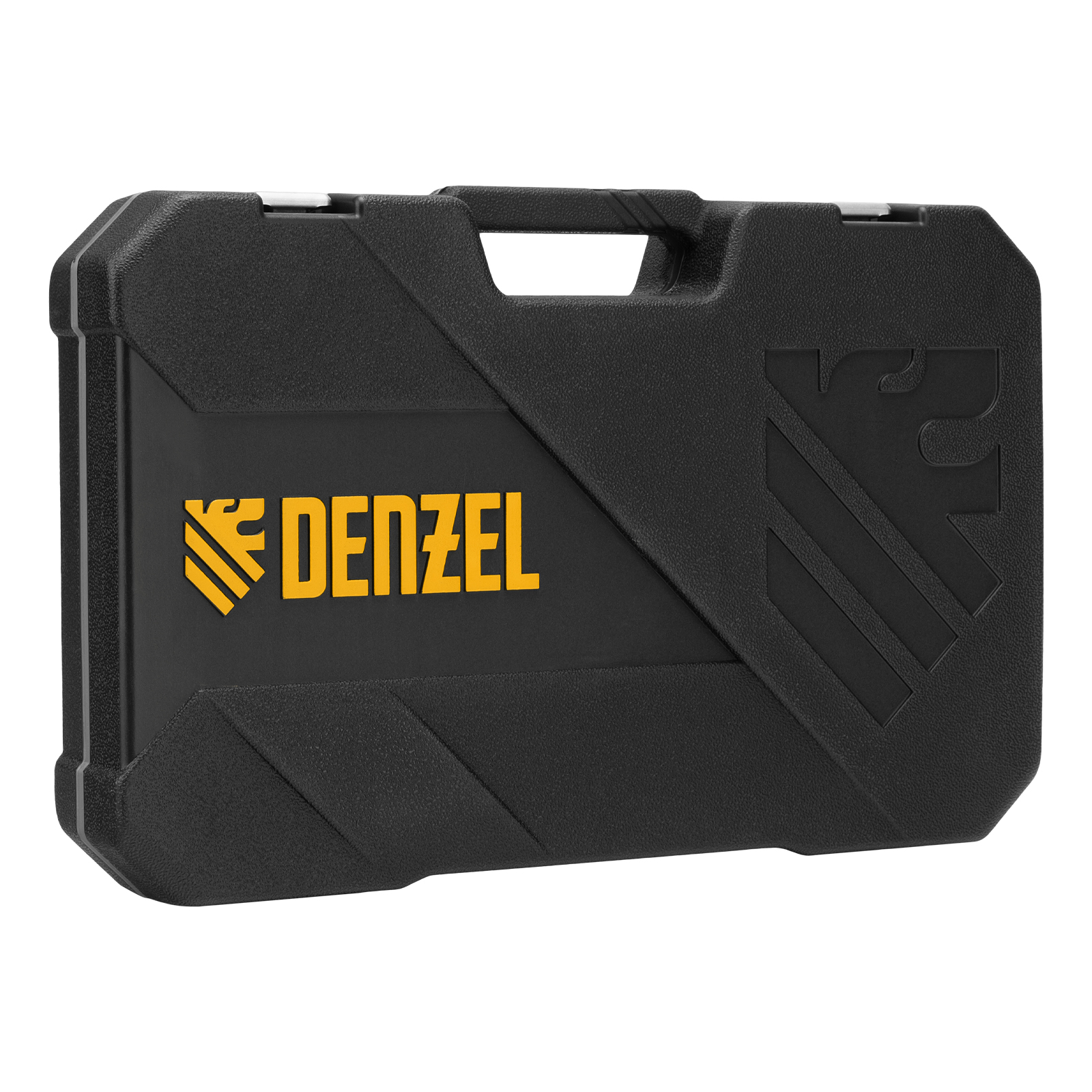 DENZEL Набор инструментов 1/2", 1/4", CrV, S2, пластиковый кейс, 84 предмета