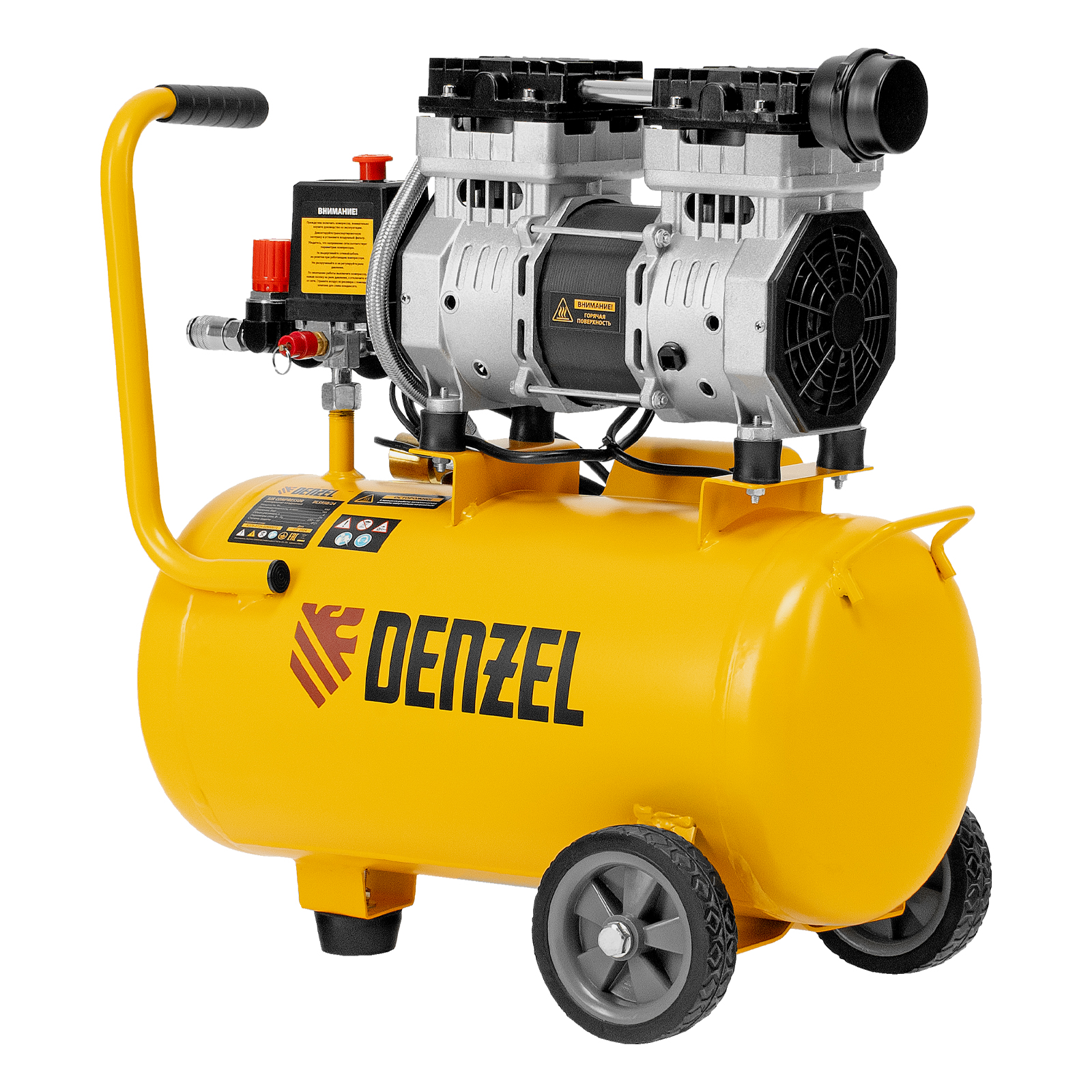 DENZEL Компрессор DLS950/24 безмаслянный малошумный(58026)