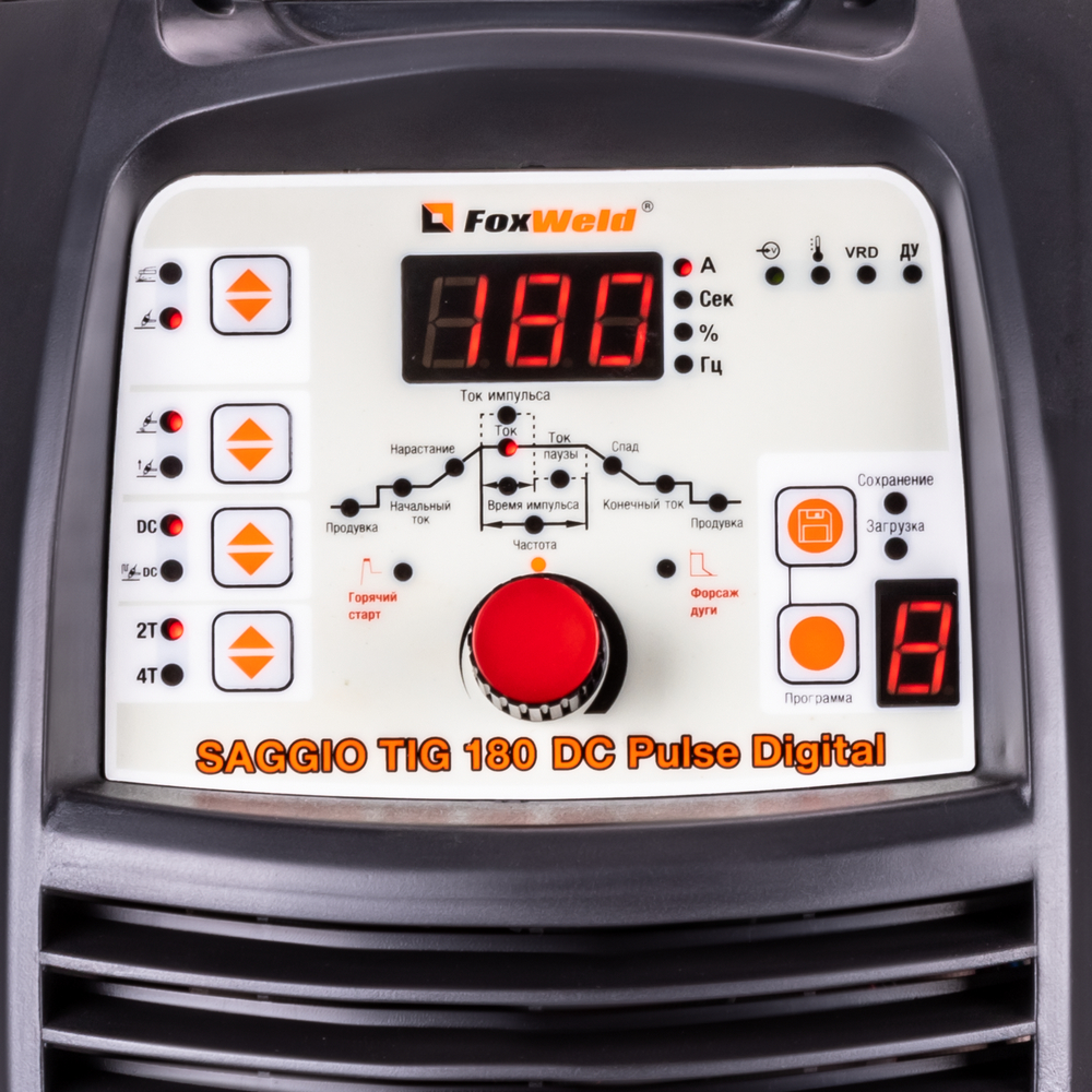 Foxweld Аргонодуговой аппарат SAGGIO TIG 180 DC PULSE DIGITAL