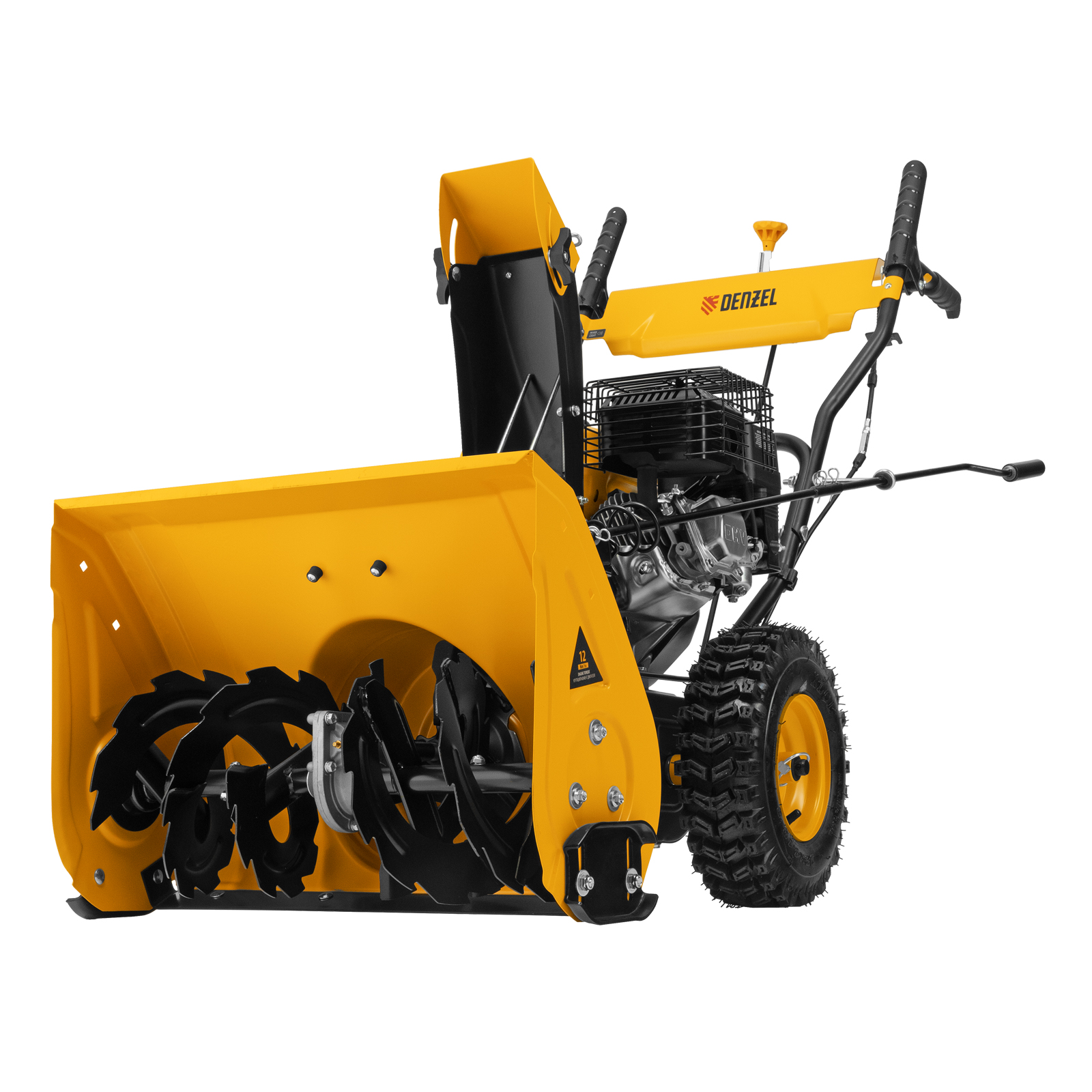 DENZEL Снегоуборщик бензиновый  SB 560 LP, 212 cc, электростартер, фара
