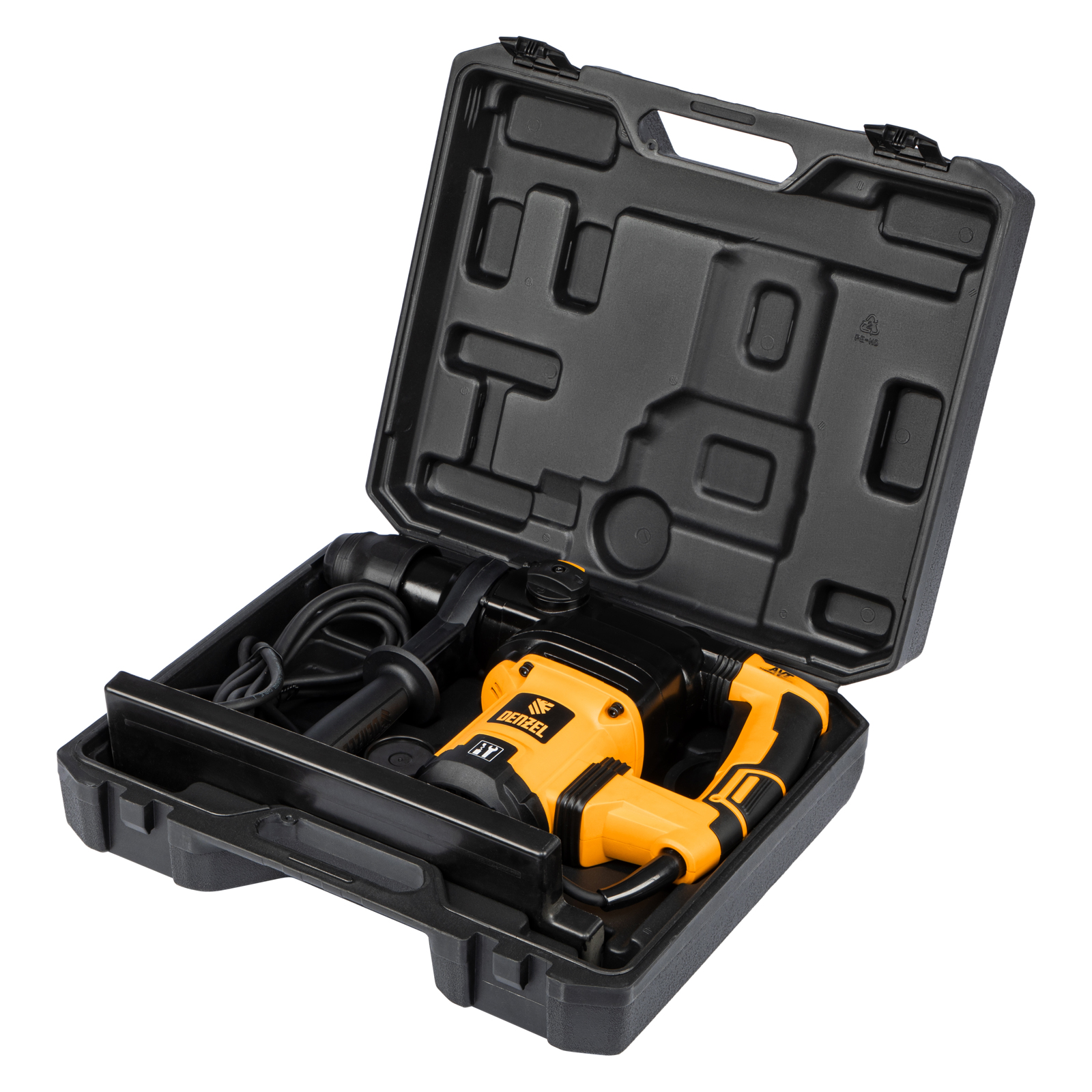 DENZEL Перфоратор электрический  RHV-1050-38-max, SDS-max, 1050 Вт, 10 Дж, 2 плюс 1 режим