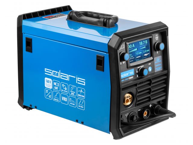 SOLARIS Сварочный полуавтомат ALUMIG-230DP SYNERGY