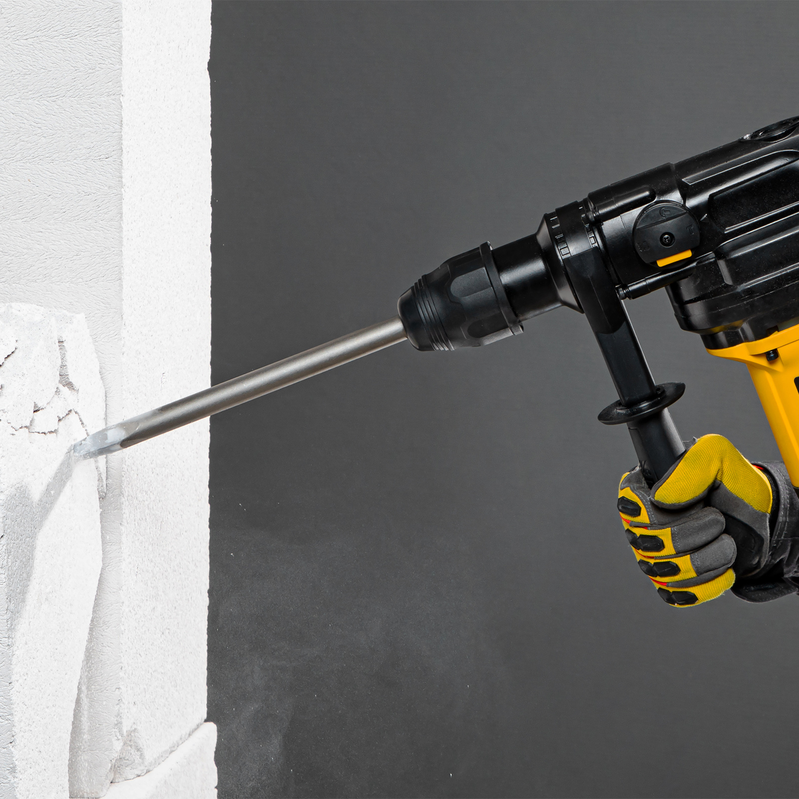 DENZEL Перфоратор электрический  RHV-1050-38-max, SDS-max, 1050 Вт, 10 Дж, 2 плюс 1 режим