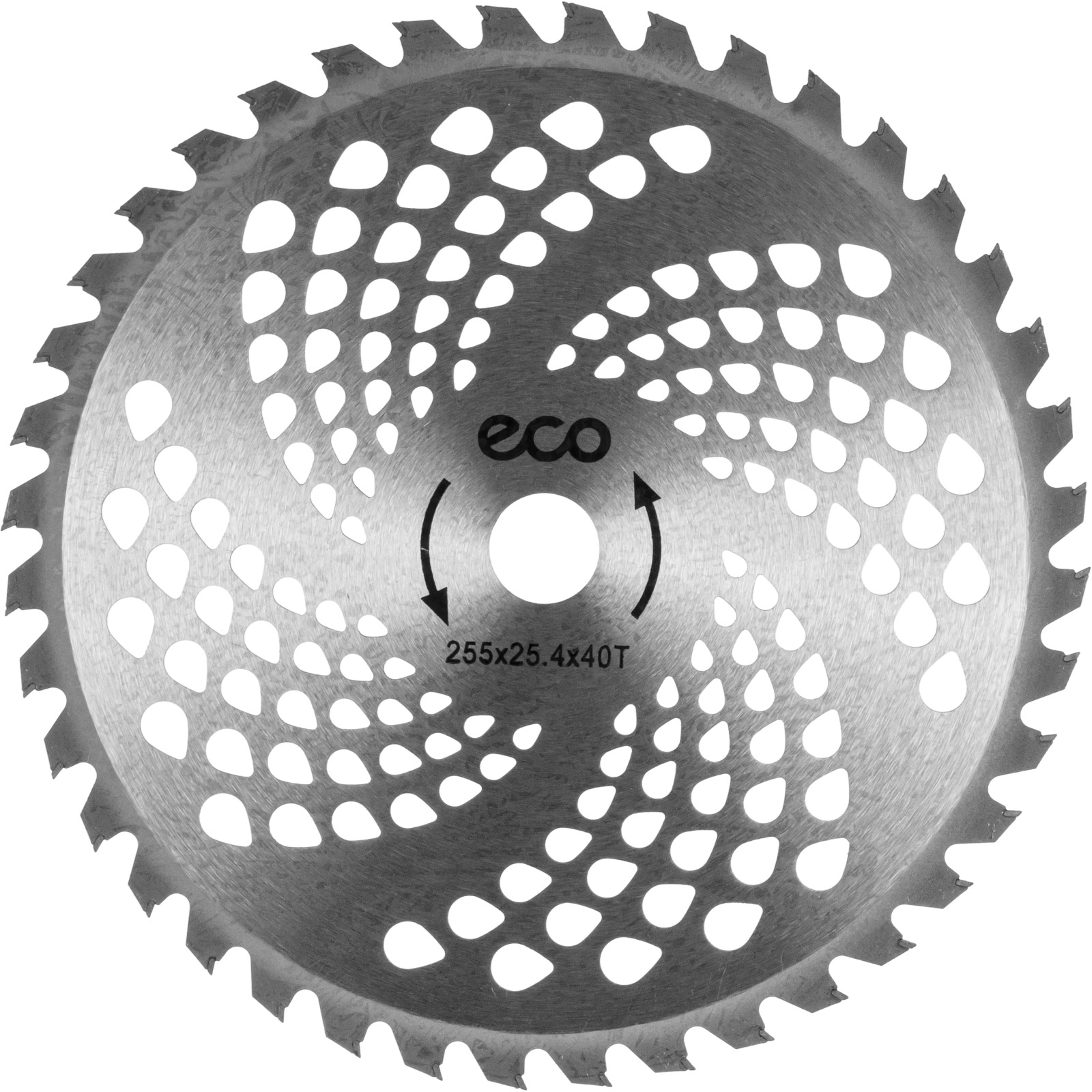 ECO Нож для мотокосы 40 зуб. 255х1.3х25.4 мм (твердоспл.) (GTP-40T)