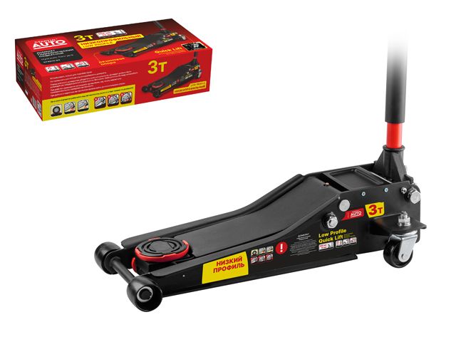 STARTUL Домкрат подкатной AUTO (3т, h min 75мм, h max 505мм, Quick LIFT, ST8013-04)