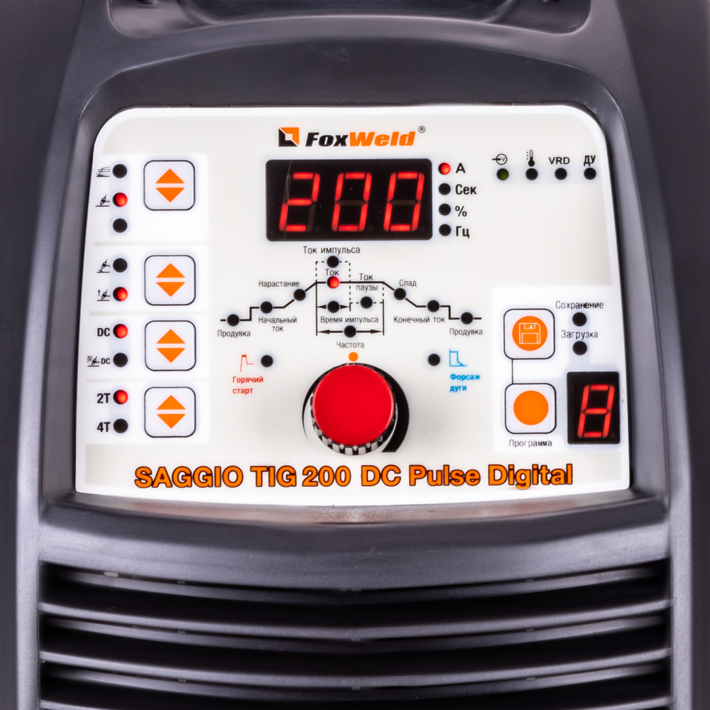 Foxweld Аргонодуговой аппарат SAGGIO TIG 200 DC PULSE DIGITAL