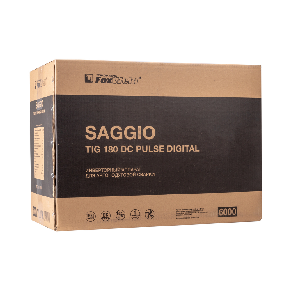 Foxweld Аргонодуговой аппарат SAGGIO TIG 180 DC PULSE DIGITAL