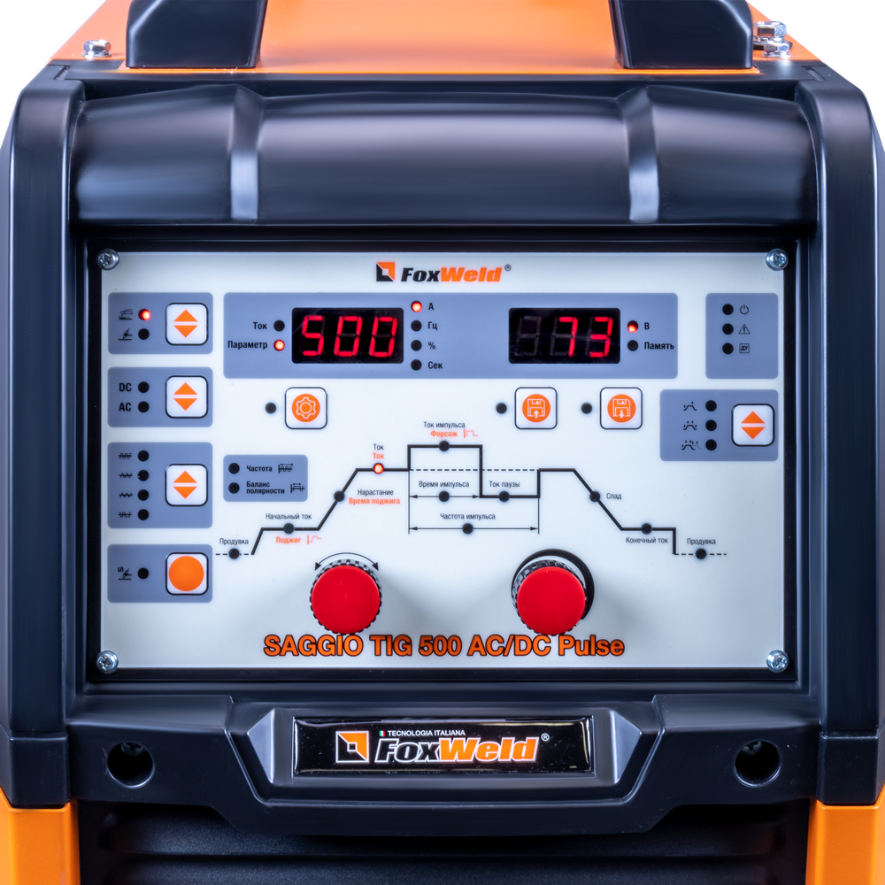 Foxweld Аргонодуговой аппарат SAGGIO TIG 500 AC/DC PULSE