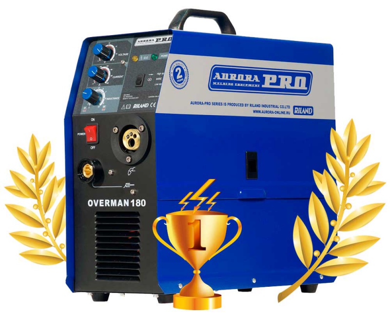 AuroraPro Сварочный полуавтомат OVERMAN 180