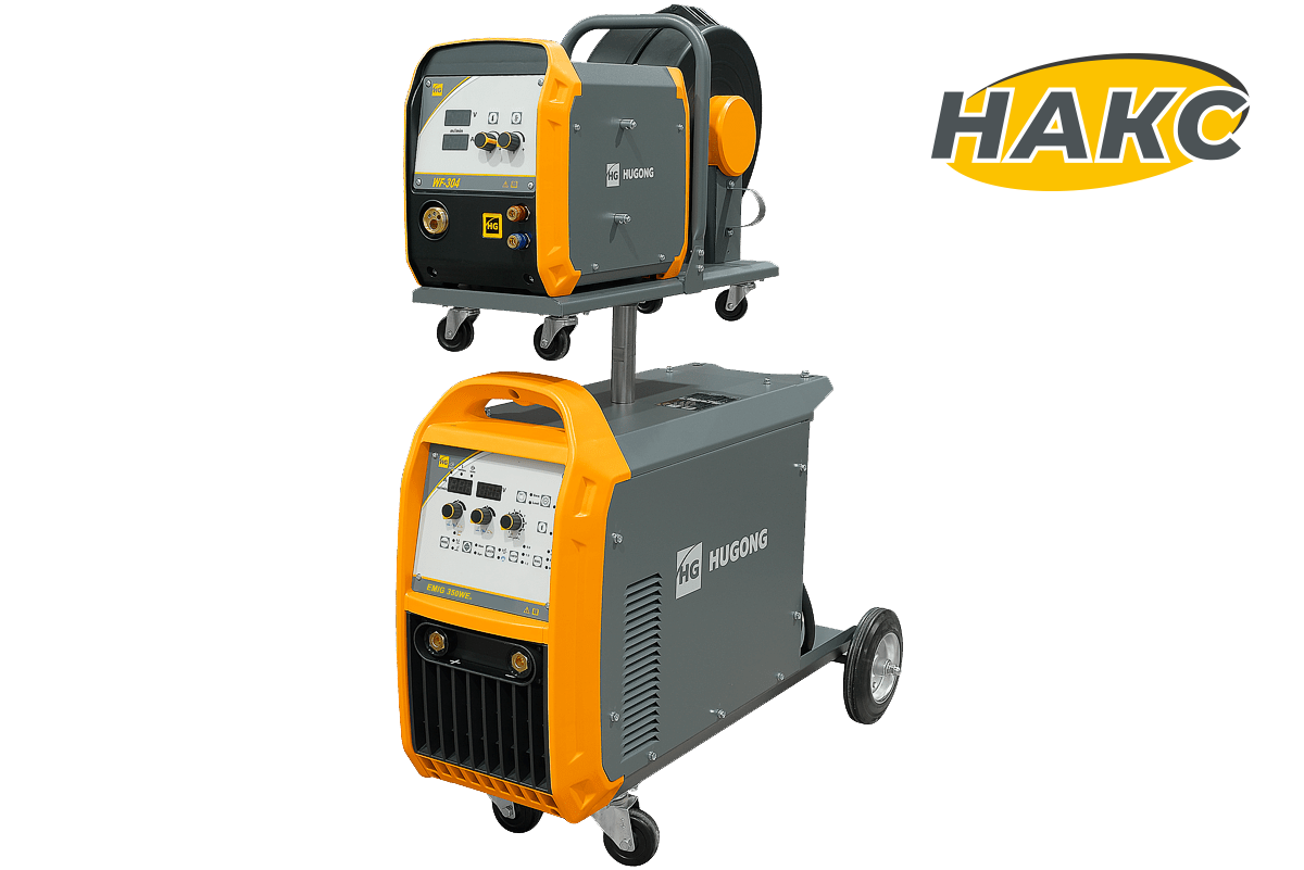 HUGONG Сварочный полуавтомат EMIG 350WE III (ЦИФРОВОЙ ПОДАЮЩИЙ) (040722)