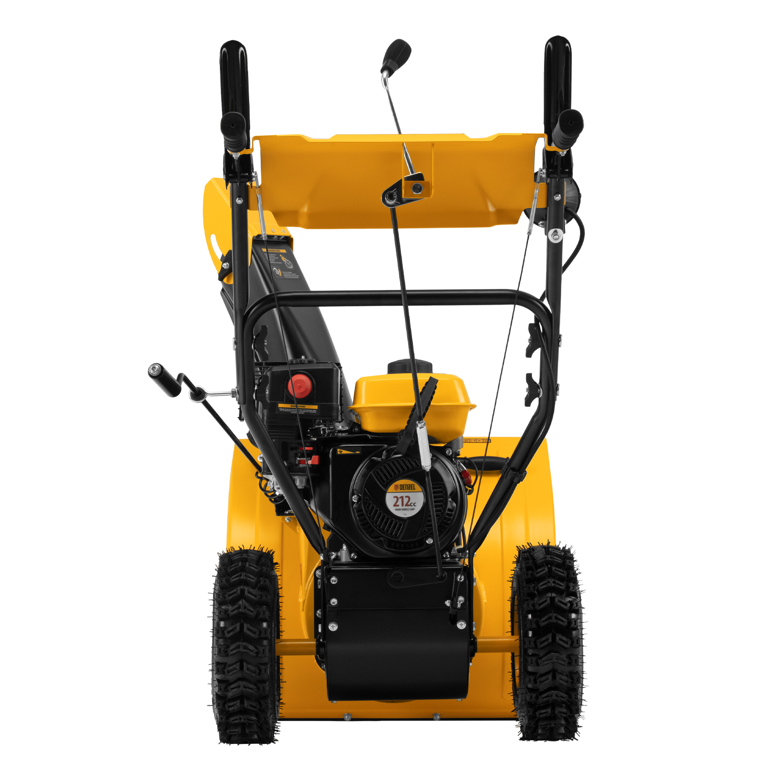 DENZEL Снегоуборщик бензиновый SBM 610, 212 cc, ручной старт, фара