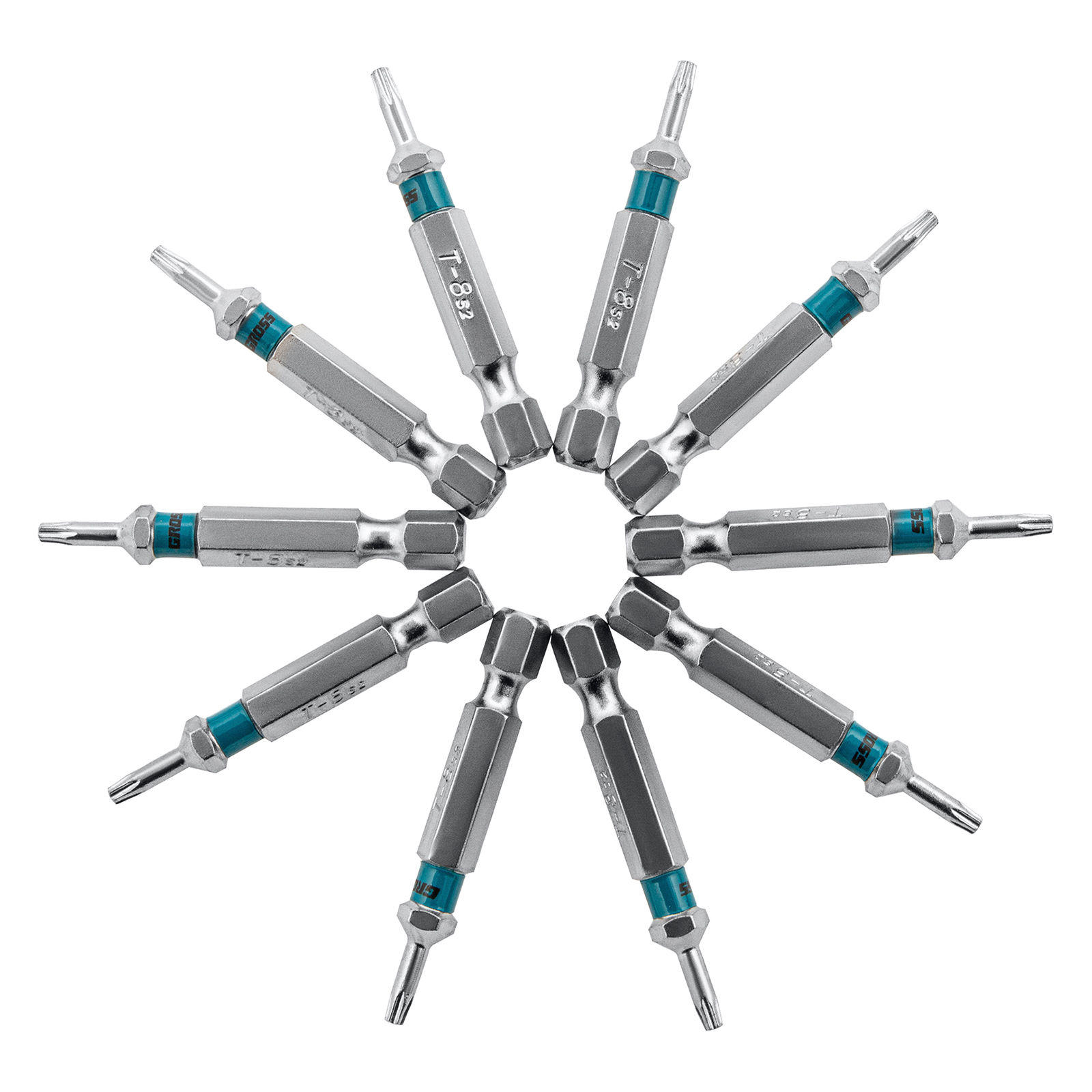 GROSS Биты Torx (TORX 8 × 50 мм, 10 шт., 11467)