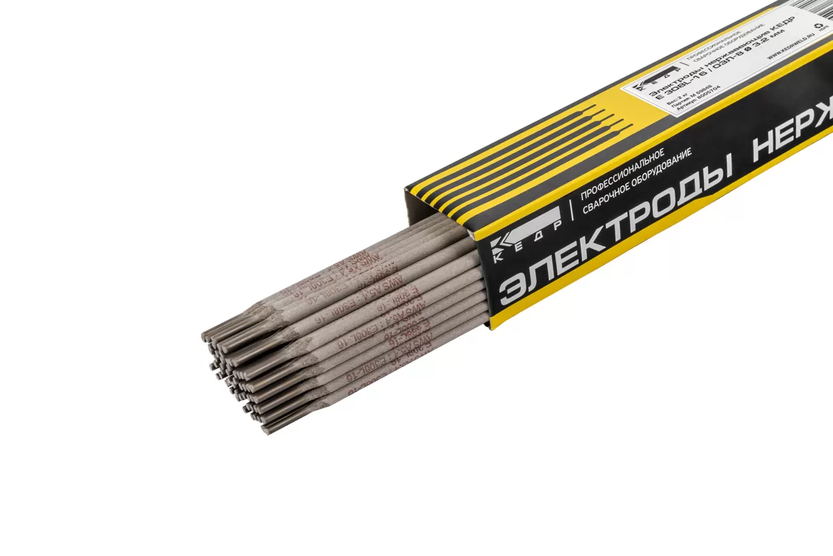 Кедр Электроды нежавеющие E 308L -16/ОЗЛ-8 (d3.2 мм, уп 2 кг, 8005704)