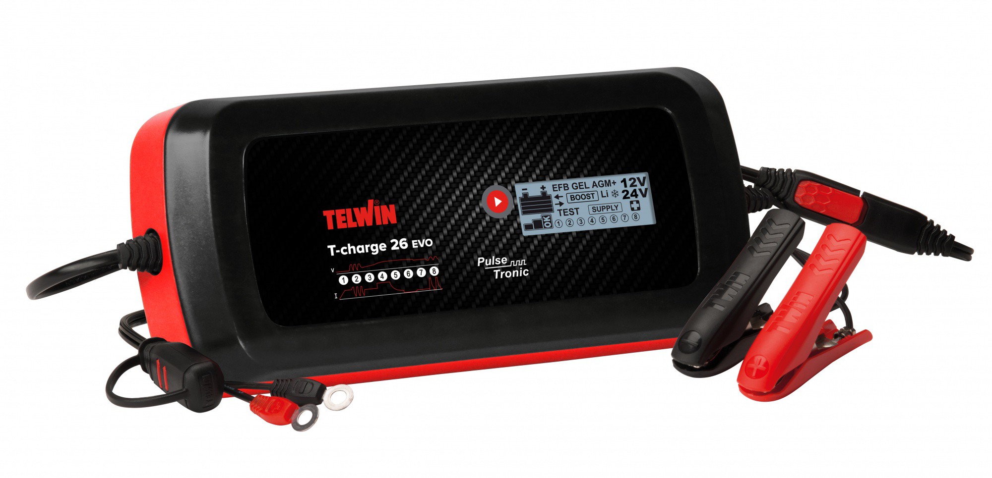 TELWIN Зарядное устройство T-CHARGE 26 EVO 12V/24V