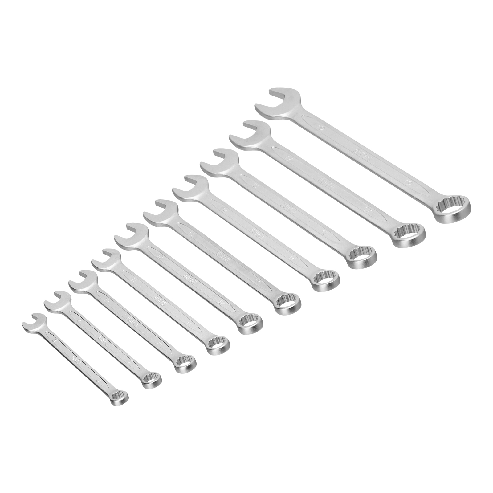 DENZEL Набор инструментов 1/2", 1/4", CrV, S2, пластиковый кейс, 100 предметов