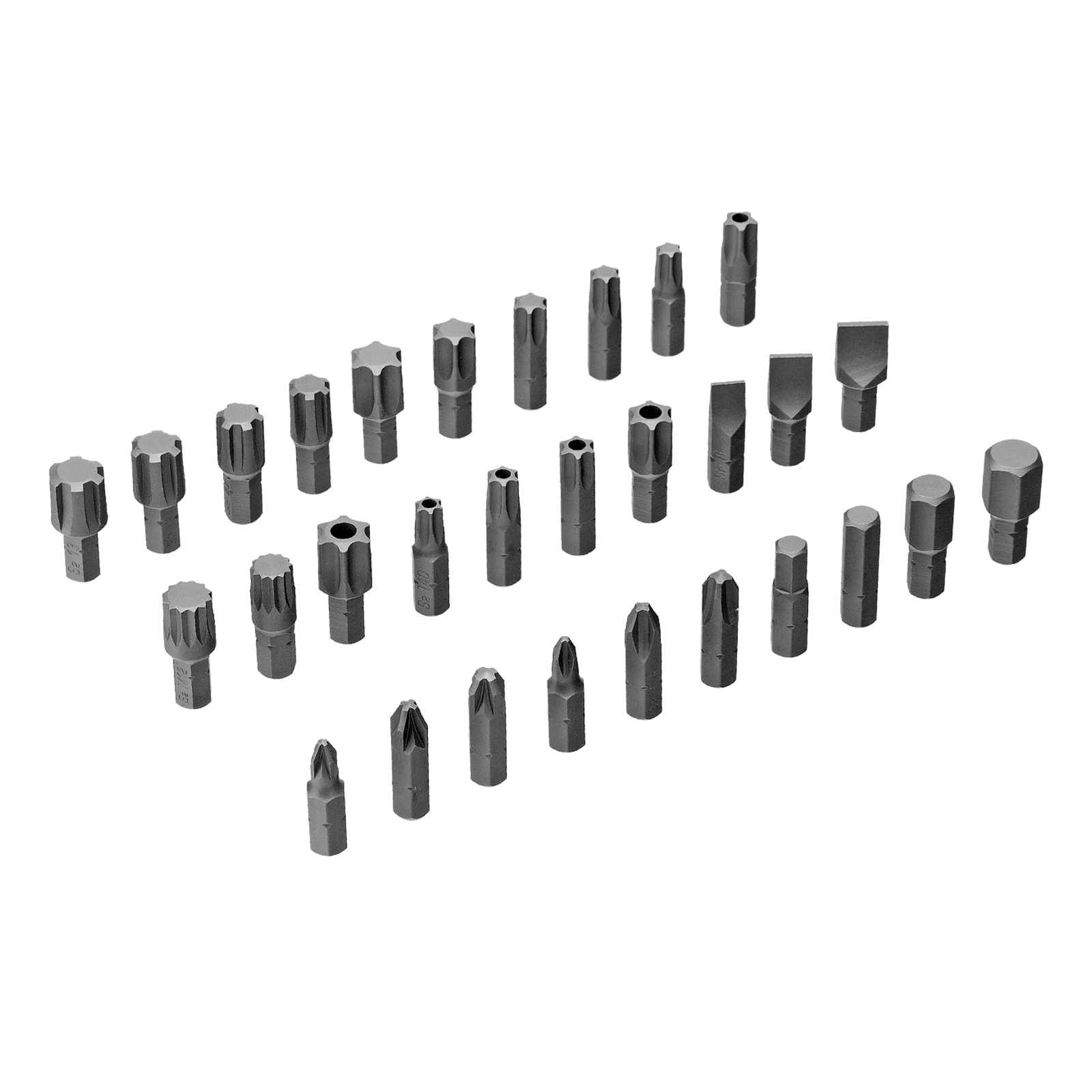 DENZEL Набор инструментов 1/2", 1/4", 3/8", CrV, S2, пластиковый кейс, 216 предметов