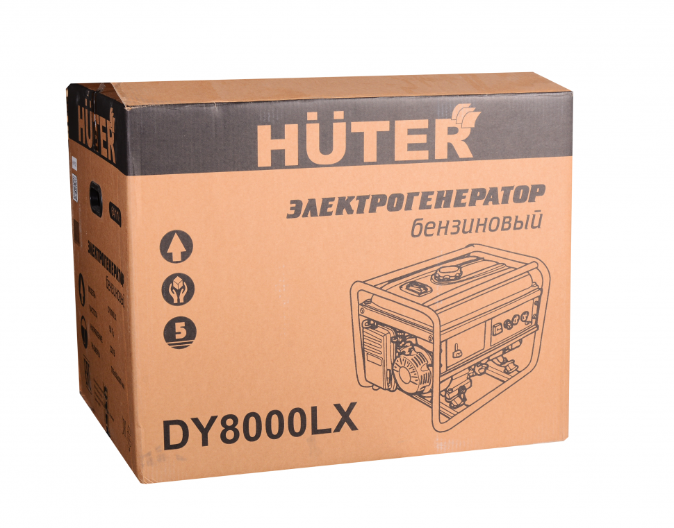 Huter Портативный бензогенератор DY8000LX